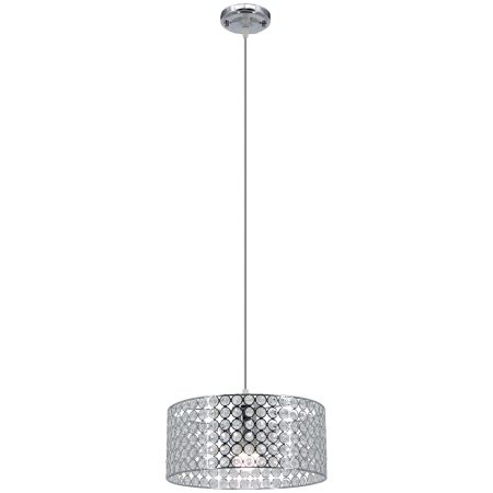 Lampa wisząca chromowana szklana 30cm 5008/1 z serii ASTER - Lampy Elem